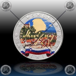 2 EVRO SLOVENIJA 2009 (FRANCE PREŠERN) BARVNI No1